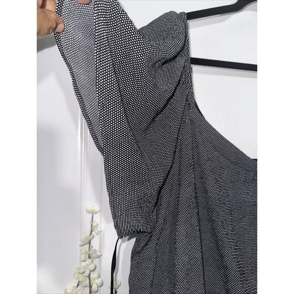 Lane Bryant Black And White‎ Cap Sleeve Utility Jumpsuit Size 24 NWT - Picture 4 of 6